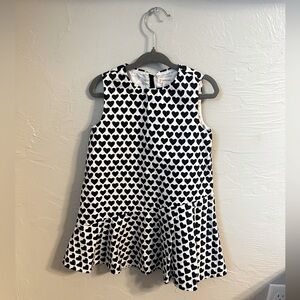 CrewCuts Heart Pattern Dress 3T